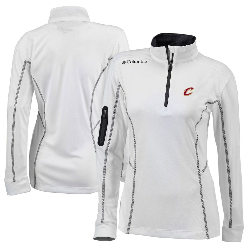 Cleveland Cavaliers Women's Omni-Wick Shotgun Quarter-Zip Pullover Top sale - White sale