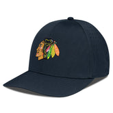 Chicago Blackhawks Levelwear Zeta Flex Hat - Black Hats
