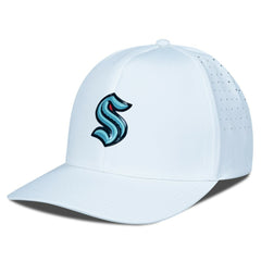 Seattle Kraken Levelwear Zeta Flex Hat - White Hats