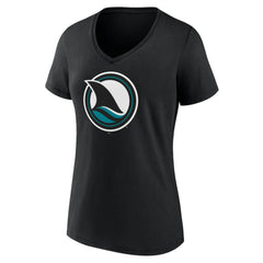 San Jose Sharks Fanatics Women's Alternate Graphic T-Shirt - Black T-shirts