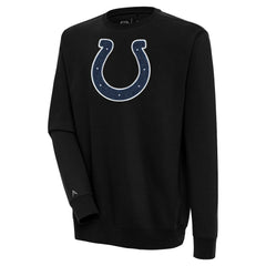 Indianapolis Colts Antigua Victory Crewneck Pullover Sweatshirt - Black online