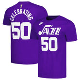 Utah Jazz Unisex 50th Anniversary T-Shirt - Purple on sale