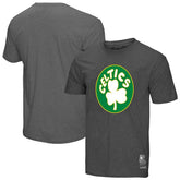 Boston Celtics Unisex Hardwood Classics MVP Throwback Logo T-Shirt - Heather Gray discount