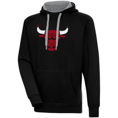 Chicago Bulls Antigua Victory Pullover Hoodie sale - Black for sale