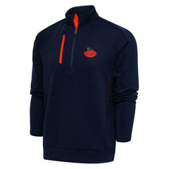 Chicago Bears Adult Throwback Logo Generation Quarter-Zip Pullover Top - Navy cheap