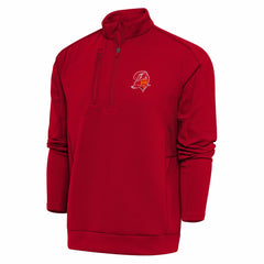 Tampa Bay Buccaneers Adult Throwback Logo Generation Quarter-Zip Pullover Top - Red outlet
