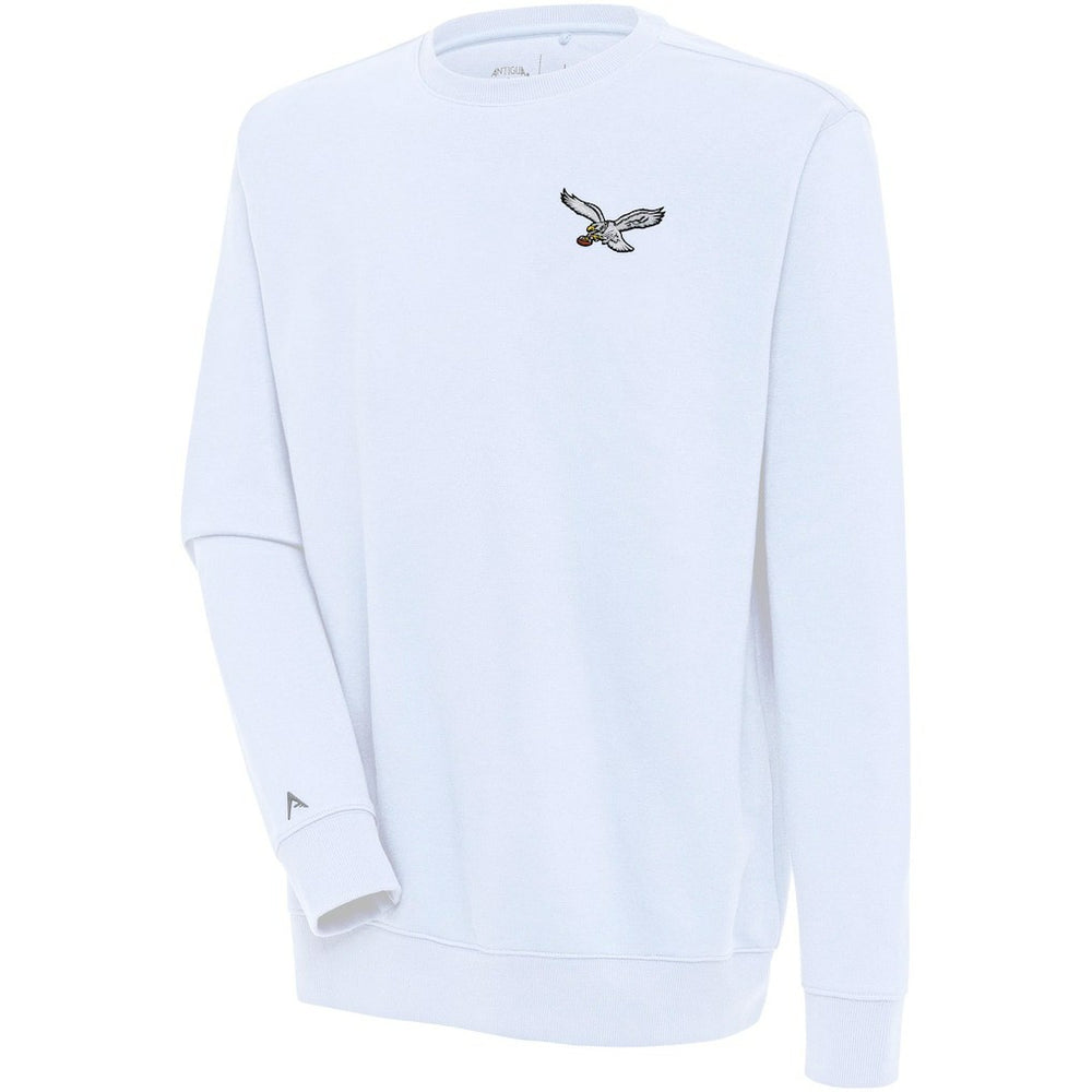 Philadelphia Eagles Adult Throwback Logo Victory Pullover Sweatshirt - White outlet