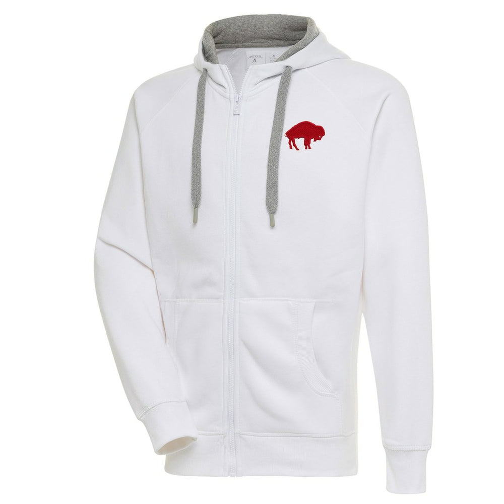 Buffalo Bills Adult Throwback Logo Victory Full-Zip Hoodie - White sale