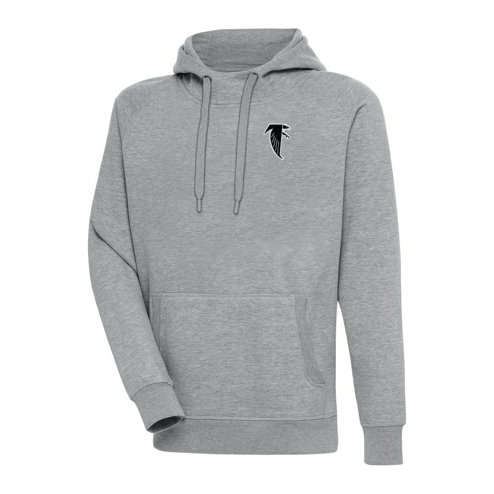 Atlanta Falcons Adult Throwback Logo Victory Pullover Hoodie - Heather Gray on sale