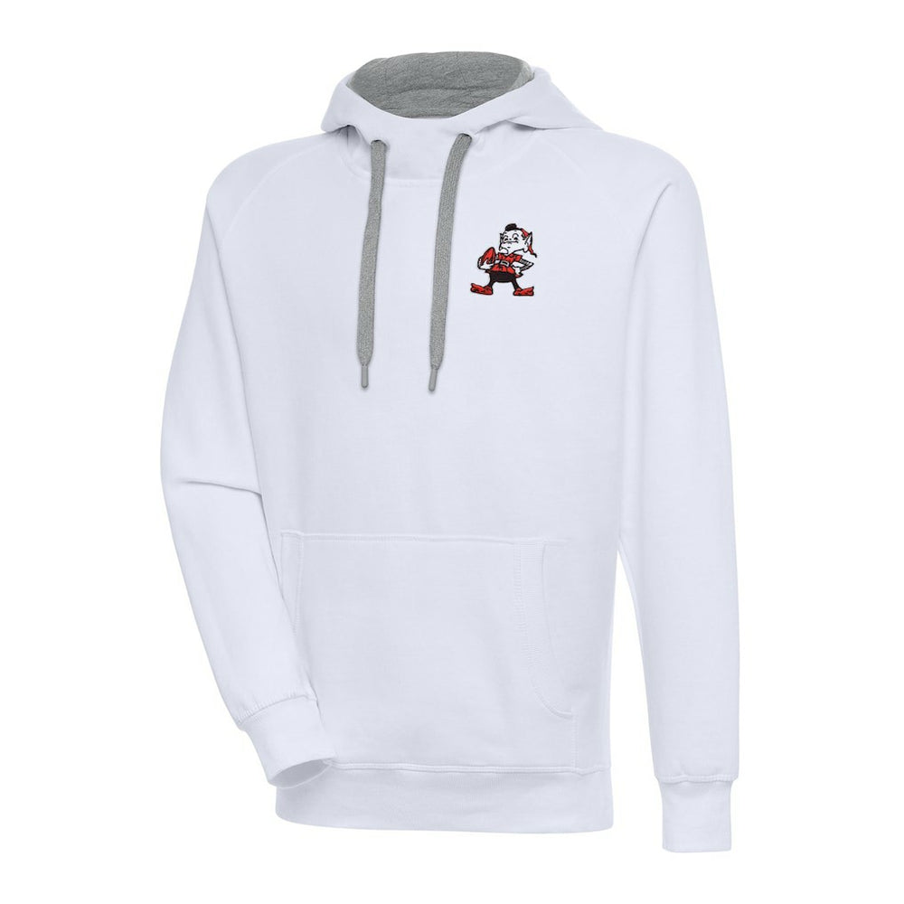 Cleveland Browns Adult Throwback Logo Victory Pullover Hoodie - White online