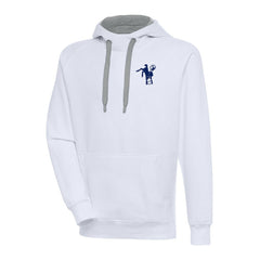 Indianapolis Colts Adult Throwback Logo Victory Pullover Hoodie - White sale