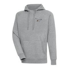 Philadelphia Eagles Adult Throwback Logo Victory Pullover Hoodie - Heather Gray for sale