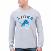 Detroit Lions Starter Logo Graphic Long Sleeve T-Shirt - Gray sale