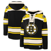 Boston Bruins '47 Big & Tall Superior Lacer Pullover Hoodie - Black Hoodies