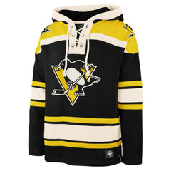 Pittsburgh Penguins '47 Big & Tall Superior Lacer Pullover Hoodie - Black Hoodies