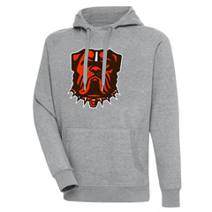 Cleveland Browns Antigua Victory Pullover Hoodie - Heather Gray cheap