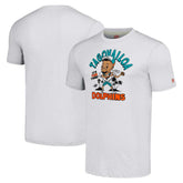 Tua Tagovailoa Miami Dolphins Homage Unisex Caricature Player Tri-Blend T-Shirt - Ash outlet