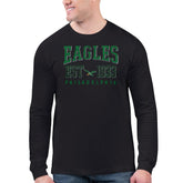 Philadelphia Eagles Starter Retro Long Sleeve T-Shirt - Black on sale