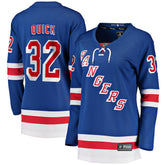 Jonathan Quick New York Rangers Fanatics Women's Home Breakaway Player Jersey - Blue Jerseys