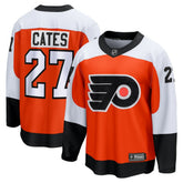 Noah Cates Philadelphia Flyers Fanatics Home Breakaway Jersey - Orange Jerseys