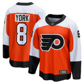 Cam York Philadelphia Flyers Fanatics Home Breakaway Jersey - Orange Jerseys