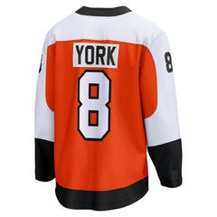 Cam York Philadelphia Flyers Fanatics Home Breakaway Jersey - Orange Jerseys