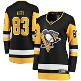 Matt Nieto Pittsburgh Penguins Fanatics Women's Home Breakaway Player Jersey - Black Jerseys