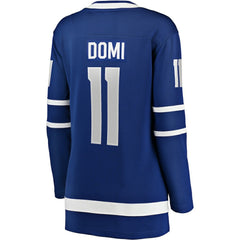 Max Domi Toronto Maple Leafs Fanatics Women's Home Breakaway Player Jersey - Blue Jerseys