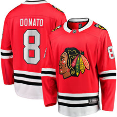 Ryan Donato Chicago Blackhawks Fanatics Home Breakaway Jersey - Red Jerseys