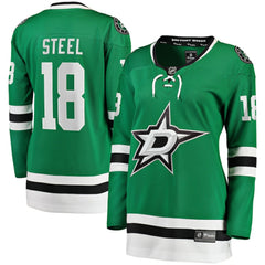 Sam Steel Dallas Stars Fanatics Women's Home Breakaway Player Jersey - Kelly Green Jerseys