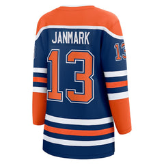 Mattias Janmark Edmonton Oilers Fanatics Women's Home Breakaway Player Jersey - Royal Jerseys