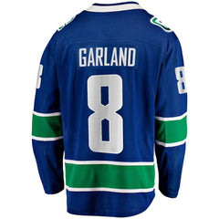 Conor Garland Vancouver Canucks Fanatics Home Breakaway Jersey - Blue Jerseys