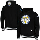 Pittsburgh Penguins Pro Standard Retro Classic Fleece Pullover Hoodie - Black Hoodies