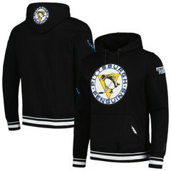Pittsburgh Penguins Pro Standard Retro Classic Fleece Pullover Hoodie - Black Hoodies