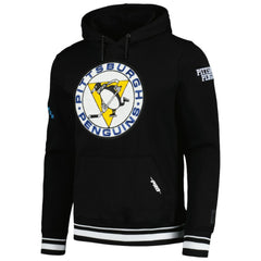 Pittsburgh Penguins Pro Standard Retro Classic Fleece Pullover Hoodie - Black Hoodies