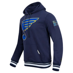 St. Louis Blues Pro Standard Retro Classic Fleece Pullover Hoodie - Navy Hoodies