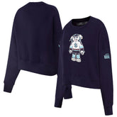 Seattle Kraken Pro Standard Women's Mascot Crewneck Pullover Sweatshirt - Deep Sea Blue Sweatshirts