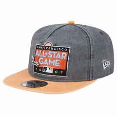 San Francisco Giants 2007 MLB All-Star Game Pigment Dye Golfer Snapback Hat Black/Orange