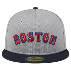 Boston Red Sox Pivot Mesh 59FIFTY Fitted Hat Gray
