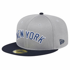 New York Yankees Pivot Mesh 59FIFTY Fitted Hat Gray