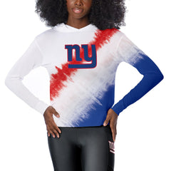 New York Giants Certo Women's Rundown Lightweight Pullover Hoodie - White sale