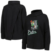Boston Celtics Levelwear Women's Sunset Pullover Sweatshirt - Black outlet