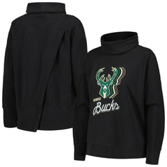 Milwaukee Bucks Levelwear Women's Sunset Pullover Sweatshirt - Black cheap