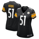 Nick Herbig Pittsburgh Steelers Women's Game Jersey - Black cheap