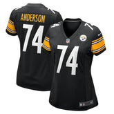 Spencer Anderson Pittsburgh Steelers Women's Game Jersey - Black for sale