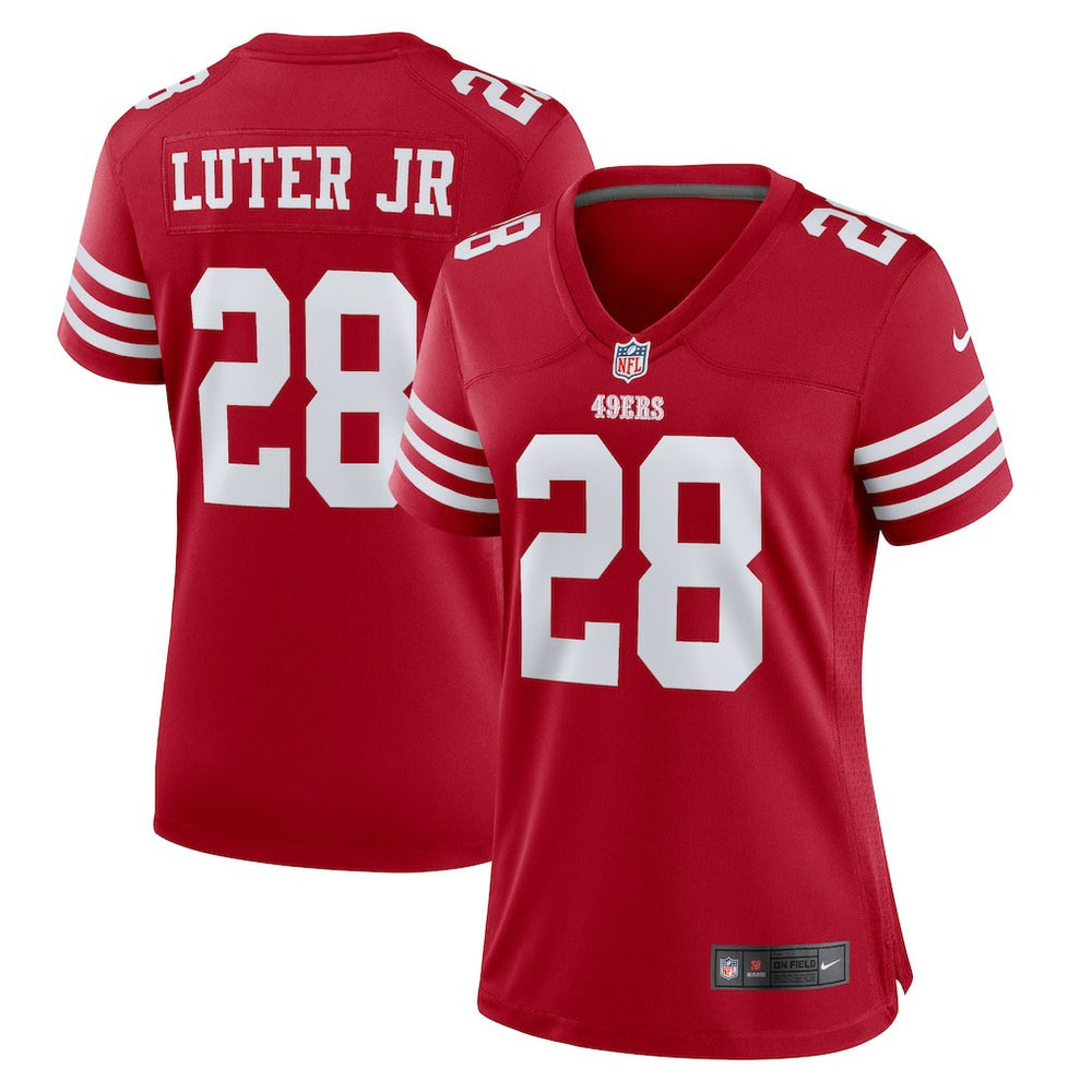 Darrell Luter Jr. San Francisco 49ers Women's Game Jersey - Scarlet sale
