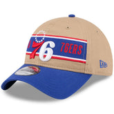 Philadelphia 76ers 2024 NBA Draft 9TWENTY Adjustable Hat - Tan/Royal cheap