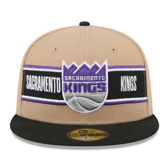 Sacramento Kings 2024 NBA Draft 59FIFTY Fitted Hat - Tan/Black discount