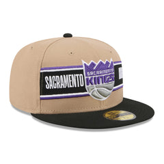 Sacramento Kings 2024 NBA Draft 59FIFTY Fitted Hat - Tan/Black discount