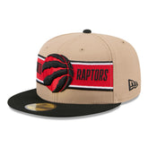 Toronto Raptors 2024 NBA Draft 59FIFTY Fitted Hat - Tan/Black for sale